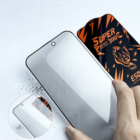 Protection d'écran anti-espion en verre trempé 300C ESD anti-statique pour iPhone 17 Air 16 15 14 13 12 11 Pro Max