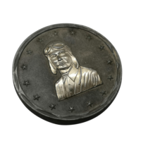 Pièce de monnaie commémorative personnalisée gravée en 3D avec logo, plaquée or, en alliage de zinc, 1,5 pouce, cadeau d'affaires, best-seller