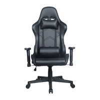 Fauteuil de jeu de patron en métal Stuhl avec fonction de massage pour bureau et bureau de jeu d'ordinateur