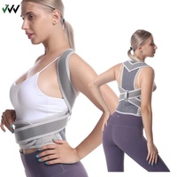 Correcteur de posture réglable pour le soutien de la clavicule et la correction du dos courbé