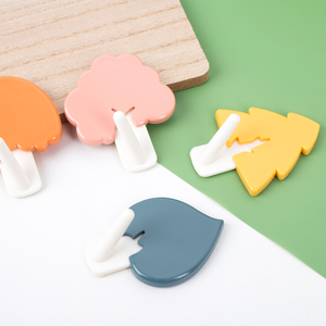 Nouveau crochet mural en plastique créatif porte-clés de cuisine <span class=keywords><strong>auto</strong></span>-adhésif cintre mural nouveauté accessoires de cuisine - Product Image 1
