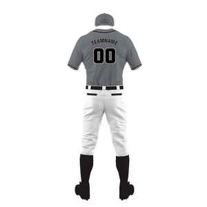 Sublimación Uniformes de béisbol para adultos 100% Kit de uniforme de béisbol de poliéster Oferta de paquete de tamaño grande para equipo de uniforme de Softbol - Product Image 3