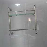 Cabine de douche d'angle multifonctionnelle en verre trempé de 5 mm avec cadre argenté, massage des pieds, commande par ordinateur, éclairage LED