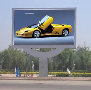 Quadro de negócios de anúncio de tela led p4, placa de sinal de tv ao ar livre