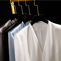 Blazer tissé sans col en soie d'acétate, nouvelle collection Haute Couture 2026, manches longues, fin, non doublé, décontracté d'été, pour femme, taille S