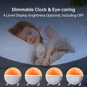 New 2025 Sunrise Alarm <b>Clock</b> <b>Bedside</b> Dream Machine Smart Light Custom Sleep Dimmable <b>Clock</b> - Product Image 5