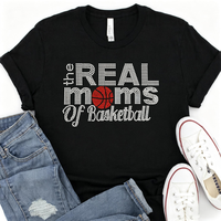 Design de maman de basket-ball avec strass, transferts thermiques personnalisés pour t-shirts