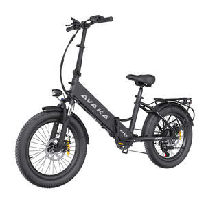 Vélo pliant en aluminium AVAKA K300 avec 7 vitesses, compteur LCD étanche IP66, vitesse de 30 km/h - Product Image 5