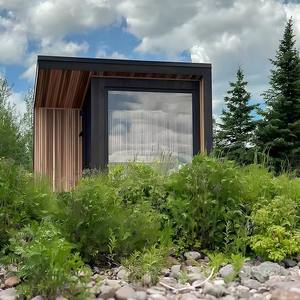 Sauna Esterna Premium OEM <span class=keywords><strong>per</strong></span> 2-6 Persone, Sauna a Vapore Secco e Umido - Design Moderno e Lussuoso <span class=keywords><strong>per</strong></span> <span class=keywords><strong>Casa</strong></span> e Giardino - Product Image 5