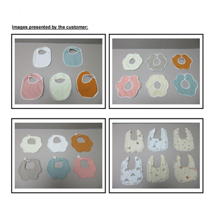 Baberos de Bebé de Gasa 100% Algodón, Suaves, Impermeables, Libres de BPA, con Dibujos Animados y Broches, para Bebés de 0 a 12 <span class=keywords><strong>Meses</strong></span>, Gran Venta - Product Image 6