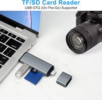 Lector de Tarjetas Micro SD SYONG USB3.0/Tipo-C Compatible con MacBook, Computadoras Portátiles, Teléfonos Tipo-C y Más