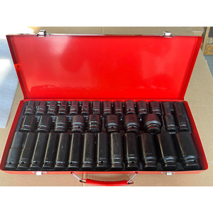 35pcs 1/2 \ "inch ổ đĩa CR-V thép đen Phosphate khí nén ổ cắm thiết lập tự động sửa chữa công cụ hoàn chỉnh thiết lập trường hợp khó khăn hộp nhựa thiết lập - Product Image 5