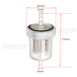 2/4 piezas Filtro de combustible en línea de 4 mm para calentadores diésel de caravana RV, para calentadores de estacionamiento diésel Webasto Eberspacher - Product Image 6