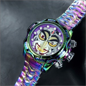 Reloj de Cuarzo <span class=keywords><strong>INVIC</strong></span> Inforta Clown & Rhinoceros con Esfera Grande, Diseño Ecológico y Personalizado, Caja de Aleación y Correa de Acero Inoxidable - Product Image 5