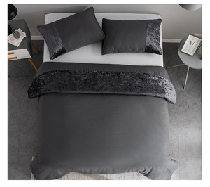 Ensemble de housse de <span class=keywords><strong>couette</strong></span> en polaire légère et moelleuse avec taie d'oreiller, 3 pièces - Product Image 5