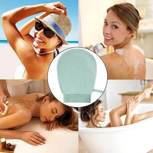 New Design Fashion Viscose Exfoliating Scrub <b>Mitt</b> Hammam Scrub Bath Glove Magic Peeling Glove - Product Image 6