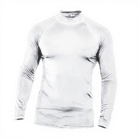 Rashguard MMA à manches longues de haute qualité UPF50 pour hommes, protection UV, respirant, séchage rapide, anti-frottement, 220g, antibactérien, pour adultes