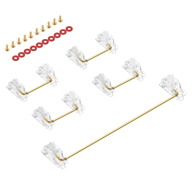 DUROCK Stabilizer V2 New PCB Mount Keyboard Stabilizers 2u 6.25u 7u 3u Screw in Stabilizer with Free Soulmate Pack V2.5 Stabs