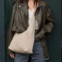 Sac Hobo Souple Tendance avec Bandoulière Unique, Protection RFID, Compartiment pour Ordinateur Portable, Poche pour Bouteille d'Eau, Idéal pour le Travail et la Vie Quotidienne