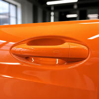 Film de protection de peinture auto-cicatrisant PPF couleur orange McLaren avec logo personnalisé pour voitures de sport de luxe – Vente en gros