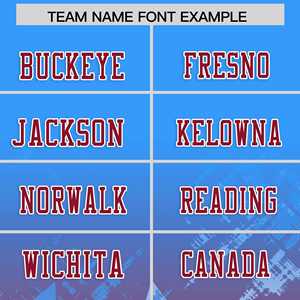 Maillot de football personnalisé bleu clair cardinal avec dégradé d'étoiles - Product Image 3