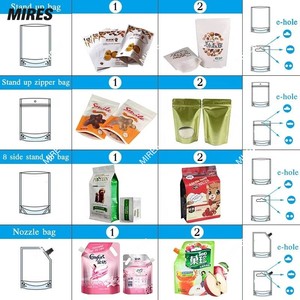 Máquina empaquetadora de llenado de bolsas prefabricadas para polvo Control PLC para cacao en polvo Leche en polvo Café Condimento Línea de producción de alimentos - Product Image 6