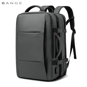 BANGE Hot Sell 15.6inch Usb Waterproof Notebook Wholesale Mens Polyester Laptop Bag Travel Custom School Laptop Backpack