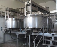 Machine à faire du beurre/Churn à beurre de 500L/1000L/1500L pour le beurre de pain
