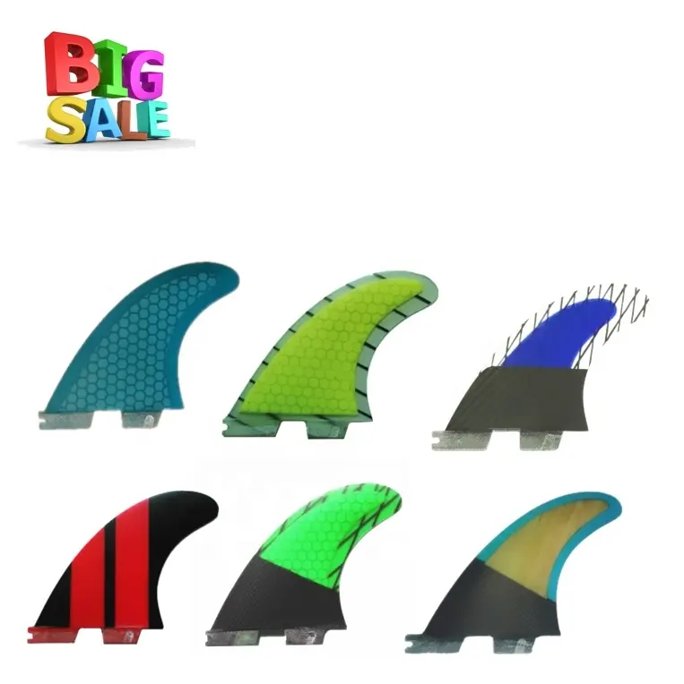 SHX-tabla larga de Surf con tornillos y llave, 3 aletas para tabla de Surf, promoción de fábrica China