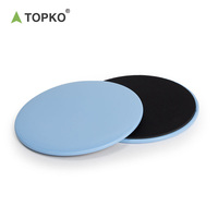 Discos de Ejercicio TOPKO con Logotipo Personalizado OEM, Discos Deslizantes para Abdominales, Pilates y Fitness