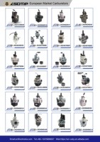 Europäischer 15-24mm Polini CP 201 Vergaser als Ersatzvergaser für Roller, Moped, Boxer Bravo, Mofa Boxer 1 50, Mini Maxi 50