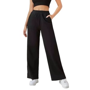 Wholesale Loose Jogger <b>Sweatpants</b> <b>for</b> <b>Women</b> Wide Leg Waist Running Sport Trousers Custom Outdoor <b>Women</b> <b>Sweatpants</b> Joggers Pants - Product Image 1