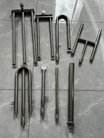 Forme ronde en acier inoxydable 2 anneaux brûleur à gaz BBQ Grill Tube brûleur à gaz en acier inoxydable