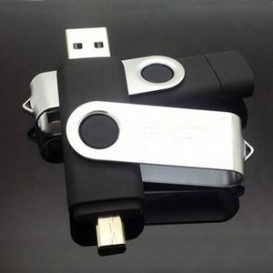 แฟลชไดรฟ์ USB 2.0 แบบหมุนได้ ขนาด 64GB/128GB ชนิด Type C สำหรับโทรศัพท์มือถือ พร้อมอินเทอร์เฟซ Izable ที่เป็นเอกลักษณ์ - Product Image 4