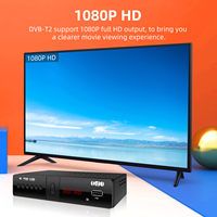 Decodificador TDT HD DVB-T2 Receptor Convertidor Terrestre T2 Caja de TV Señal Abierta con WiFi