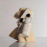 Flacons de parfum vides cylindriques transparents de luxe personnalisés de 30 ml, 50 ml, 100 ml, flacon de parfum en verre avec pompe pulvérisateur, flacon de parfum avec boîte