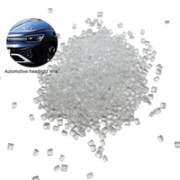PC optique de qualité supérieure à haute transmission pour couvercle de lentille de phare automobile, résine de polycarbonate stabilisée aux UV