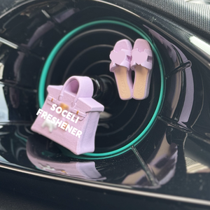 Grandes Ventes Désodorisant de Luxe Sac Pince pour Grille d'Aération de Voiture Modèle Pantoufles Poney Diffuseur d'Arômes pour Filles - Product Image 1
