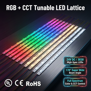 <b>Smart</b> RGB+CCT LED Bar 24V SMD 3030 RGBW Digital Full Color LED <b>Strip</b> <b>Light</b> for Advertising Digital Signage Sign - Product Image 1