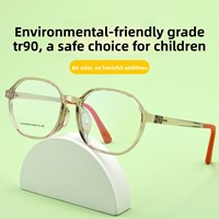 Bingkai Kacamata Full-Rim Serbaguna Modis Model Anak-anak 75018ET Desain Yang Sama Lensa AC Resep Dokter Mata