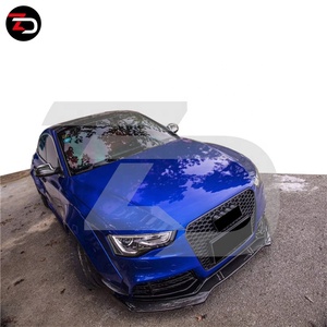 Kit de cuerpo de estilo ancho de 2012 a 2016, <span class=keywords><strong>RS5</strong></span> para <span class=keywords><strong>Audi</strong></span>, S5, A5, difusor de labios delanteros y traseros, faldones laterales, Fender - Product Image 2