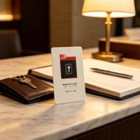 Tarjeta de Hotel Personalizada, Impermeable, de PVC, sin Contacto, con Chip RFID y NFC de 13.56MHz, para Tarjetas de Negocios y Membresía