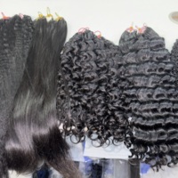 Наращивание волос Kinky Curly Crochet Miracle Knot из индийских натуральных волос Реми, 16 дюймов, одинарный тресс, предварительно разделенные, устойчивые к выпадению, мягкие, блестящие