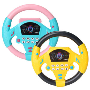 Volante simulado para niños de 2 a 4 años, sonido musical, juguete educativo con pilas, unisex - Product Image 5