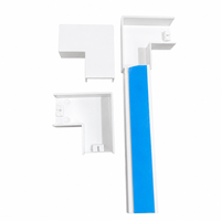 Goulotte de câblage en PVC, prix usine de gros, canal de protection décoratif en plastique massif pour câbles