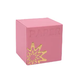 Shipping Mailing Boxes Custom Elegant Square Box Gift Wrap Personalized Printed Packaging Foldable Box
