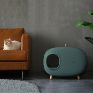 Vente chaude en gros Pet Clean Up Grand espace Pet Luxe Chat Toilette Litière Chat Boîte de Toilette avec une bonne qualité - Product Image 5