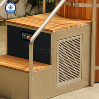 2025 nouvelles baignoires plongeantes froides personnalisées de haute qualité 304SS baril en bois de cèdre rouge Spa qualité baignoire glacée en bois baignoire Icebath