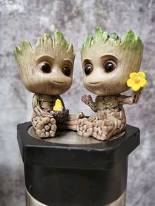 Pot de fleurs Groot pour bébé, Figurines d'arbre homme, modèle mignon, accessoires pour <span class=keywords><strong>jardinière</strong></span> de jardin, cadeau pour enfants - Product Image 2