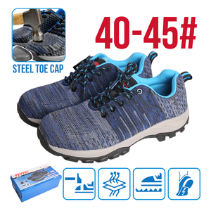 Botas de Seguridad Transpirables Profesionales FIXTEC, Clase SB, Puntera de Acero, Suela Ligera de EVA/Goma, Talla 40 # -45 #   FPSB0340-FPSB0345 Hola - Product Image 1